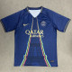 25/26 PSG Iron Tower Pattern Royal Blue Fans Soccer Jersey
