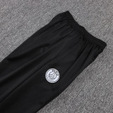 25/26 PSG Jordan Black Inkjet Half Pull Tracksuit #B2573 (半拉链)