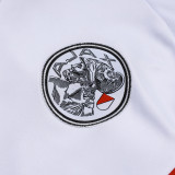 25/26 Ajax White Kids Half Pull Tracksuit #E25125(童装/半拉链)