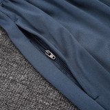 25/26 Sao Paulo Red &Grey Half Pull Tracksuit#B2575 (半拉链)