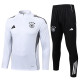 25/26 Germany White Half Pull Tracksuit #B2587 (四星\半拉链)