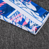 25/26 Japan Color Inkjet Half Pull Tracksuit #B2581(半拉链)