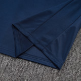 25/26 PSG Royal Blue Half Pull Tracksuit#E25147  (肩蓝、半拉链)