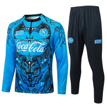 25/26 Napoli Blue Inkjet Half Pull Tracksuit #B2588(半拉链)