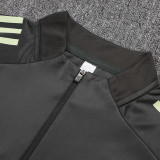25/26 RMA Grey Green Half Pull Tracksuit #B2582(半拉链)