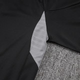 25/26 Germany Black Half Pull Tracksuit #B2586 (四星\半拉链)