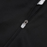 25/26 Germany Black Kids Half Pull Tracksuit #E25149 (童装四星\半拉链)
