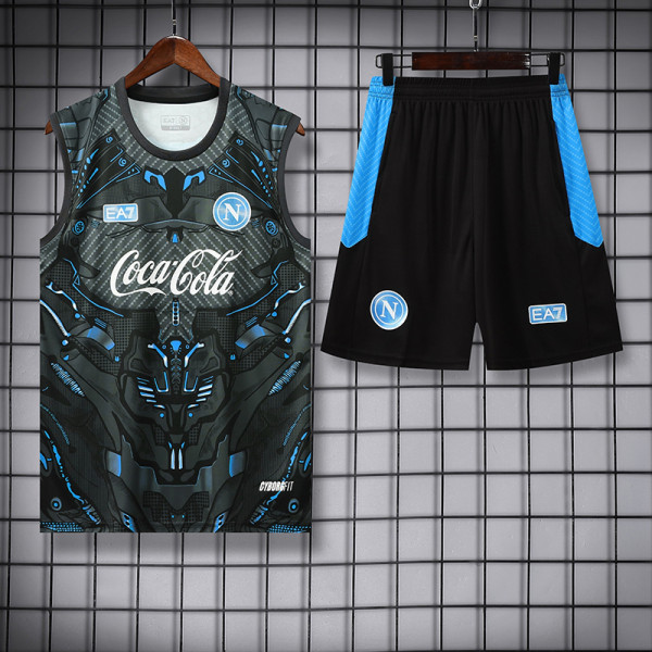 25/26 Napoli Grey Training Vest  Suit