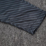 25/26 Napoli Dark Gray Inkjet Half Pull Tracksuit #B2589(半拉链)