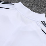 25/26 PSG Jordan White Kids Half Pull Tracksuit #E25133 (童装\半拉链)