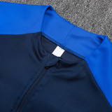 25/26 PSG Royal Blue Half Pull Tracksuit#E25147  (肩蓝、半拉链)