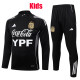 25/26 Argentina Black Half Pull Tracksuit#E25130 (童装\半拉链)