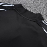 25/26 PSG Jordan Black Inkjet Kids Half Pull Tracksuit #E25132 (童装\半拉链)