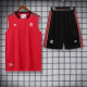 25/26 Flamengo Red Retro Training Vest  Suit