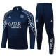 25/26 PSG Jordan Royal Blue Inkjet Half Pull Tracksuit#B2591 (半拉链)