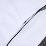 25/26 Germany White Half Pull Tracksuit #B2587 (四星\半拉链)
