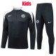 25/26 CHE Dark Grey Kids Half Pull Tracksuit #E25135 (童装、半拉链)