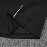 25/26 Germany Black Kids Half Pull Tracksuit #E25149 (童装四星\半拉链)