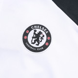25/26 CHE White Kids Half Pull Tracksuit#E25134 (童装\半拉链)