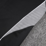 25/26 Germany Black Half Pull Tracksuit #B2586 (四星\半拉链)
