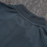 25/26 Bayern Grey Kids Half Pull Tracksuit #E25155 (童装\半拉链)