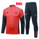 25/26 Bayern Orange Half Pull Tracksuit #E25120 (童装\半拉链)