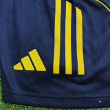 25/26  AL-Nassr Home Player Version Kids Soccer Jersey球员
