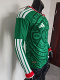 25/26 Mexico Home Long Sleeve Player Version Soccer Jersey长袖