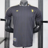 25/26 Man Utd Retro Edition Black Player Version Soccer Jersey