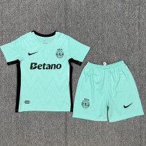 25/26 Sporting Lisbon fourth Kids Soccer Jersey