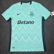 25/26 Sporting Lisbon fourth Fans Soccer Jersey