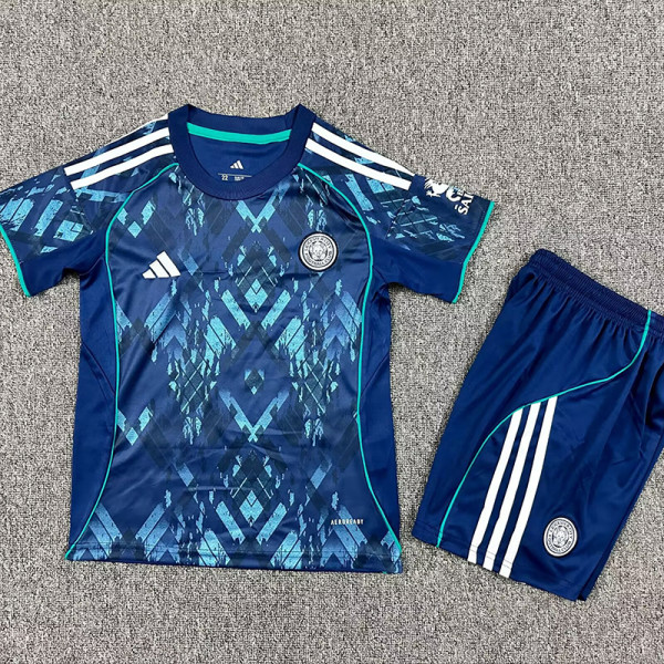 25/26 Leicester City Away Kids Soccer Jersey