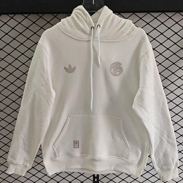 25/26 Bayern White Hoody