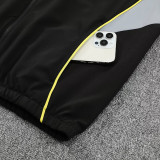 25/26 RMA Black Hooded Jacket Tracksuit