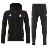 25/26 RMA Black Hooded Jacket Tracksuit