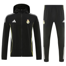 25/26 RMA Black Hooded Jacket Tracksuit