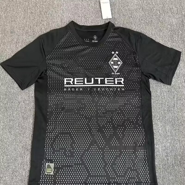 25/26 Monchengladbach Third Fans Soccer Jersey(左袖广告）