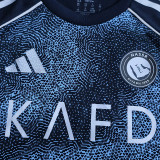 25/26  AL-Nassr Away Player Version Kids Soccer Jersey童装球员
