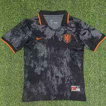 25/26 Netherlands Grey Black Special Edition Fans Soccer Jersey