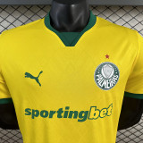 25/26 Palmeiras Yellow Third Player Version Soccer Jersey