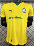 25/26 Palmeiras Yellow Third Player Version Soccer Jersey