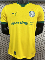25/26 Palmeiras Yellow Third Player Version Soccer Jersey