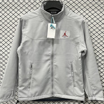 25/26 RK907JD Grey Thickened Assault Stand Collar Windbreaker (立领加厚冲锋衣）