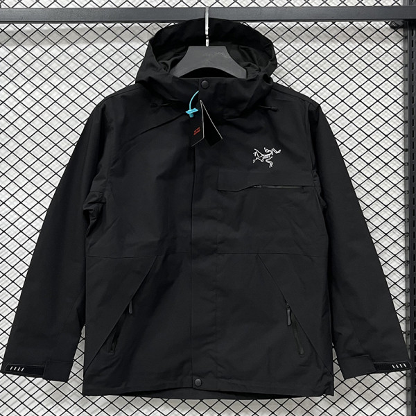 25/26 Archaeopteryx Black Thickened Assault  Hooded Windbreaker #H003