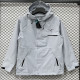 25/26 Archaeopteryx Grey Thickened Assault  Hooded Windbreaker #H003