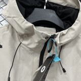 25/26 DESCENTE Khaki  Thickened Assault  Hooded Windbreaker #H003
