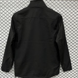 25/26 PSG Black Thickened Assault Stand Collar Windbreaker (RK901立领加厚冲锋衣）