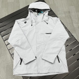 25/26 DESCENTE Grey Thickened Assault  Hooded Windbreaker #H003