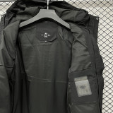 25/26ＡＤ Black Thickened Assault  Hooded Windbreaker #H004