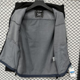 25/26 PSG Black Thickened Assault Stand Collar Windbreaker (RK901立领加厚冲锋衣）